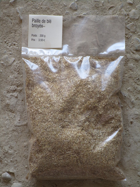 Voir le détail -> Paille de blé broyée - 200 g